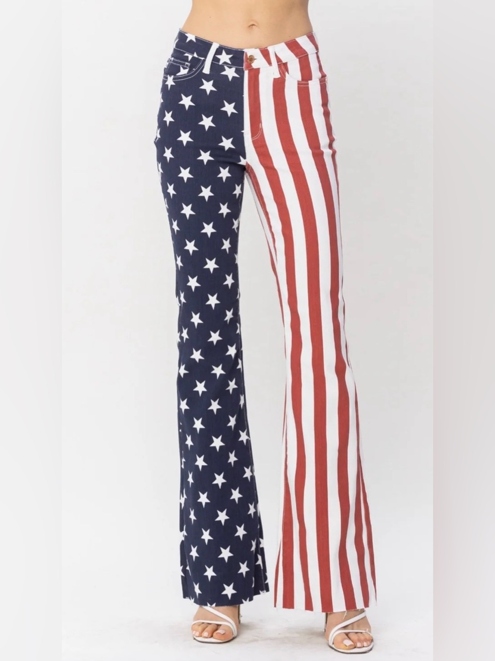 Judy Blue American Flag Flare Jeans